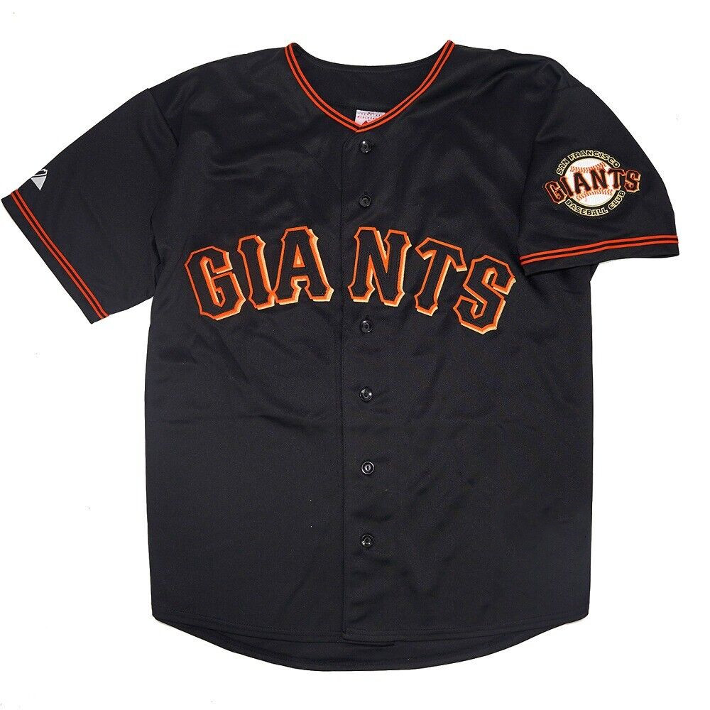 Men's San Francisco Giants Active Player Custom Black Cool Base Stitched Baseball Jersey
